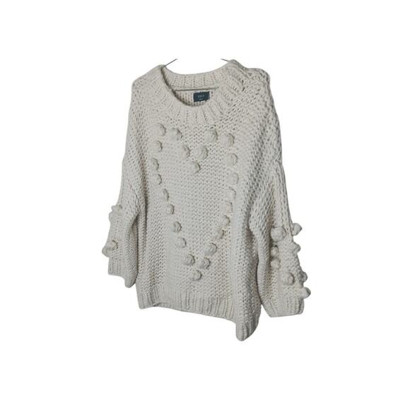 New Vici Pom Pom Oversized Soft Bobble Knit Sweater SZ S-XL - Picture 5 of 10